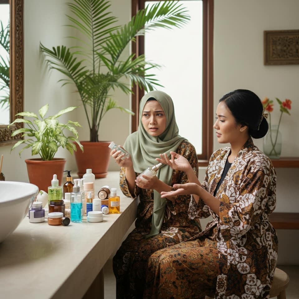 Kesalahan Menggabungkan Produk Kecantikan