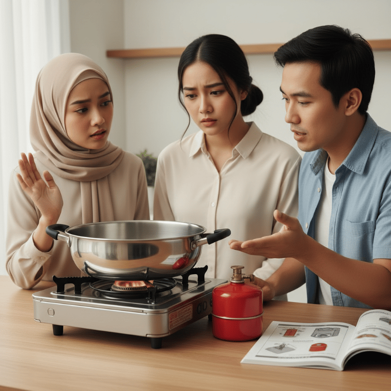Kompor Gas Portabel dan Tabung Butana yang Aman Dipakai di Rumah