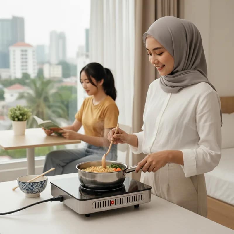 Kompor Listrik Satu Tungku untuk Kost: Daya Minimum dan Risiko Trip MCB