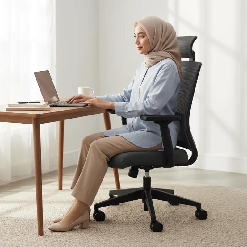 Kursi Kerja di Rumah: Fitur Ergonomis yang Benar-benar Mengurangi Pegal