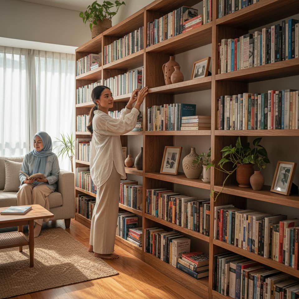 Lemari Buku untuk Rumah