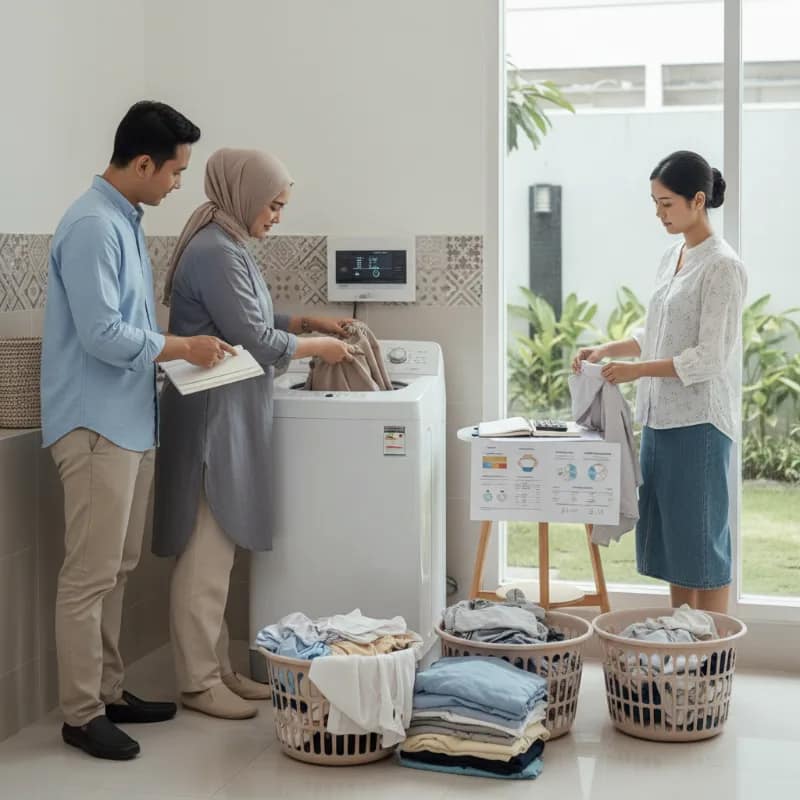 Mesin Cuci Bukaan Atas yang Benar-benar Hemat Air dan Listrik