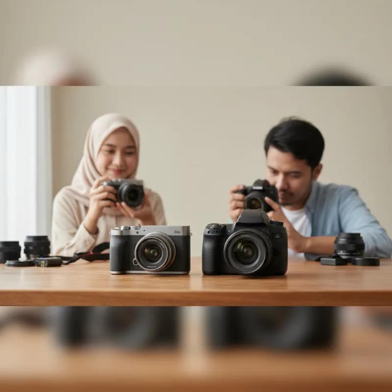 Mirrorless vs DSLR untuk Pemula: Mana yang Lebih Mudah Dipelajari dan Dibawa?