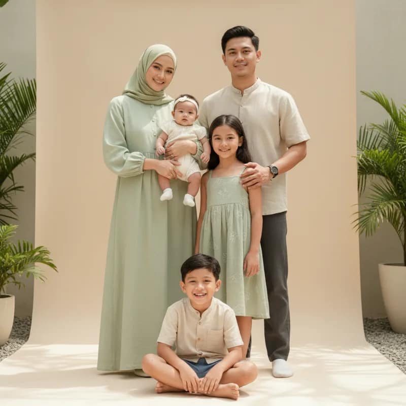 Pakaian Anak untuk Foto Keluarga: Warna dan Model yang Cocok Dipadukan