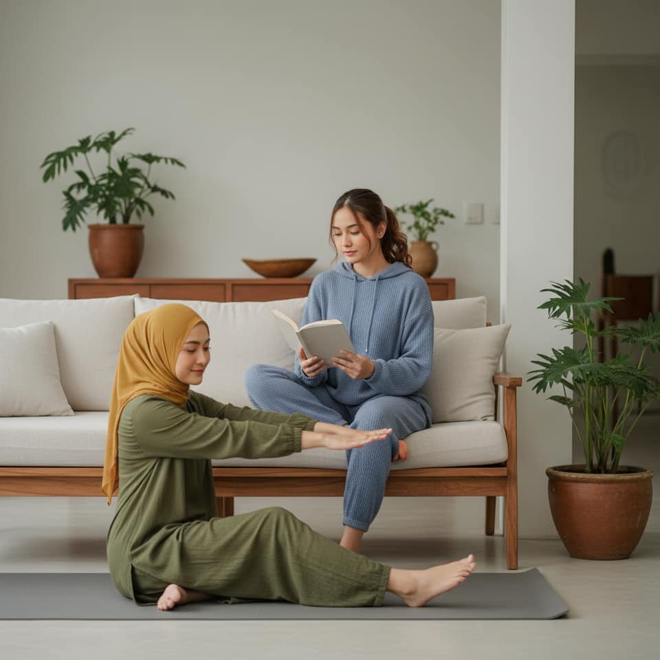 Pakaian Santai Nyaman di Rumah