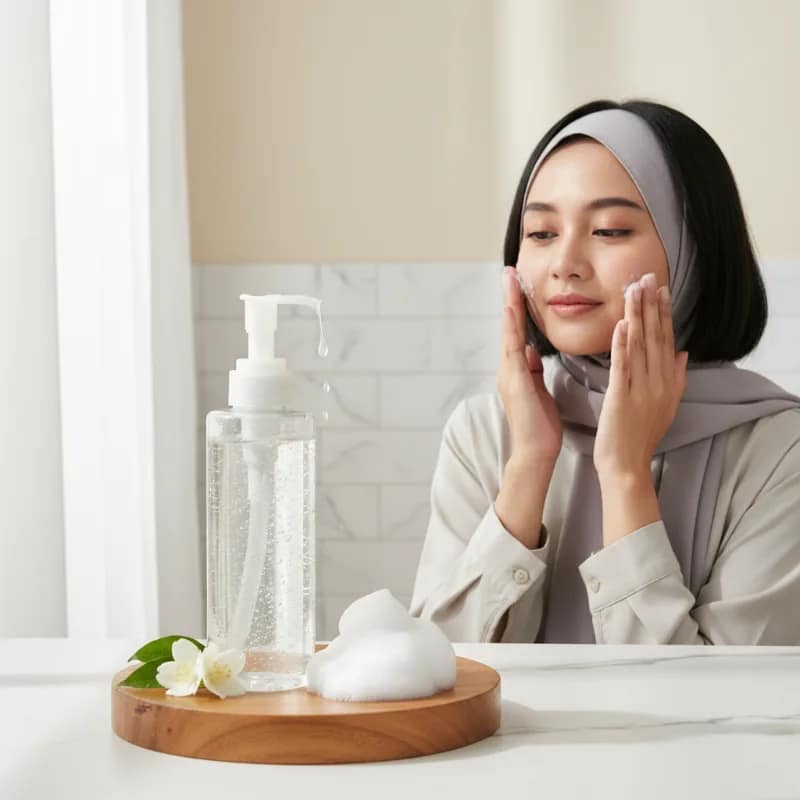 Pembersih Wajah Berbusa atau Gel: Mana yang Lebih Aman untuk Kulit Kering?