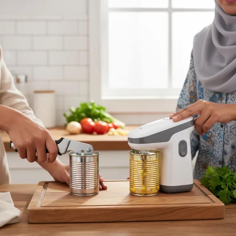 Pembuka Kaleng Manual vs Elektrik: Mana yang Lebih Tahan Lama untuk Pemakaian Jarang?