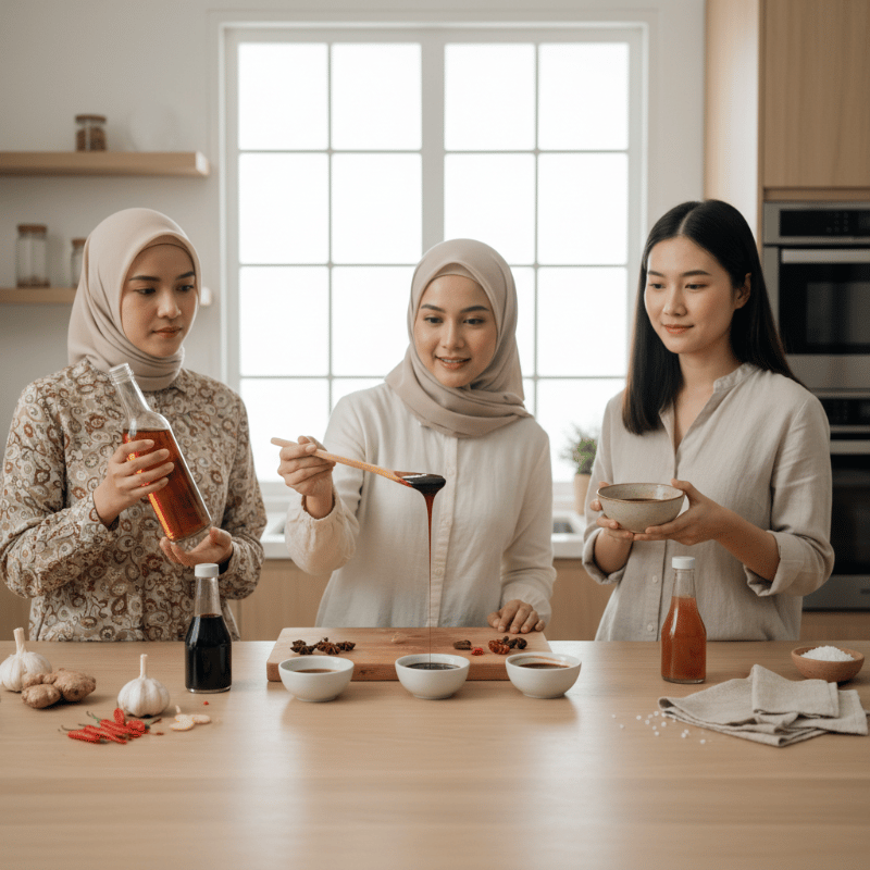 Perbedaan Kecap Manis, Kecap Asin, dan Kecap Ikan untuk Masakan