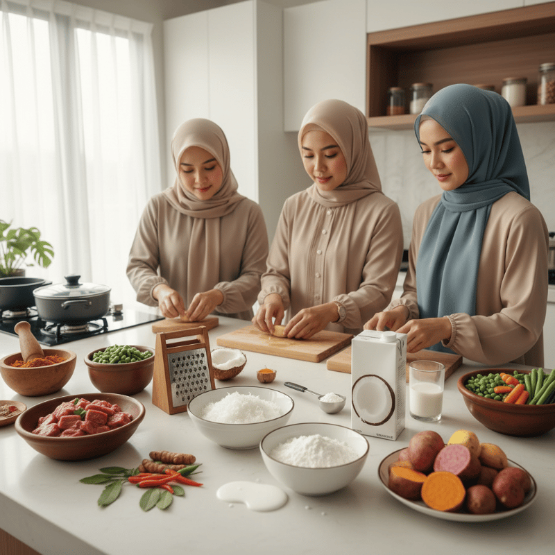 Perbedaan Santan Segar, Santan Kemasan, dan Santan Bubuk untuk Masakan