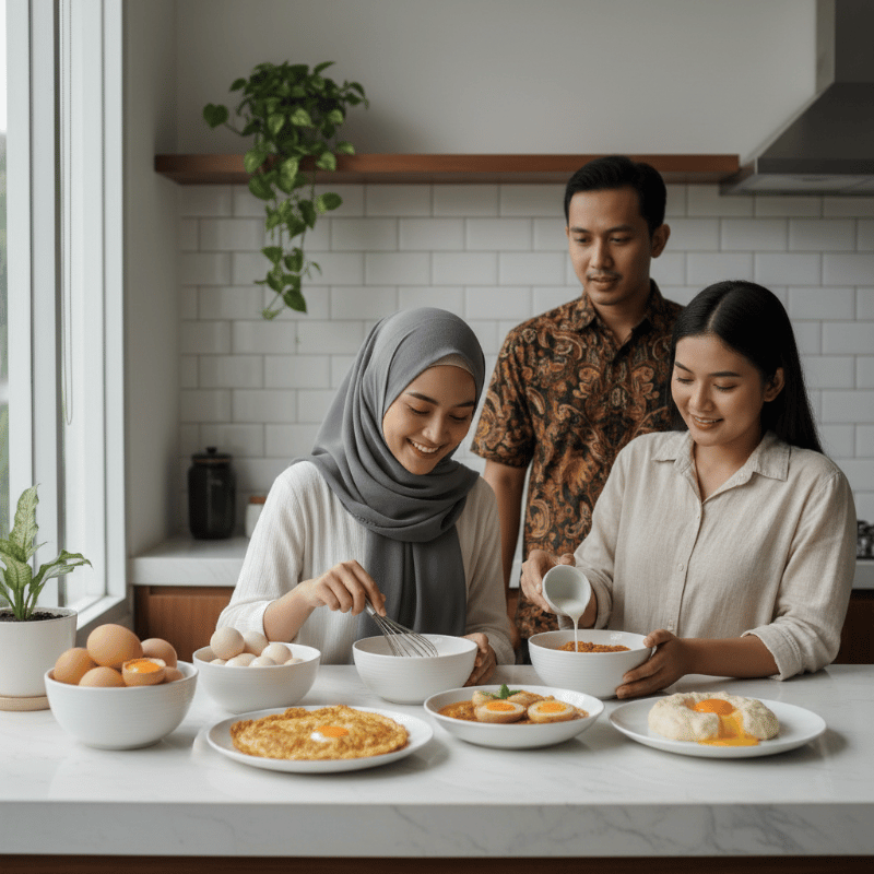 Perbedaan Telur Ayam Negeri, Telur Ayam Kampung, dan Telur Bebek untuk Masakan