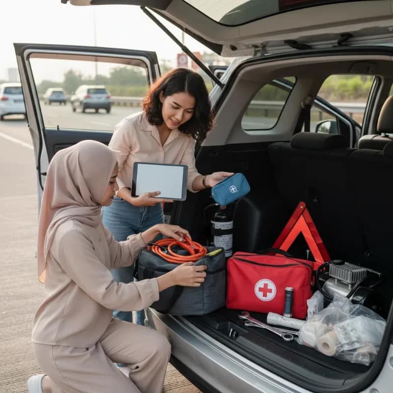 Perlengkapan Darurat Mobil yang Sebaiknya Selalu Dibawa Saat Bepergian
