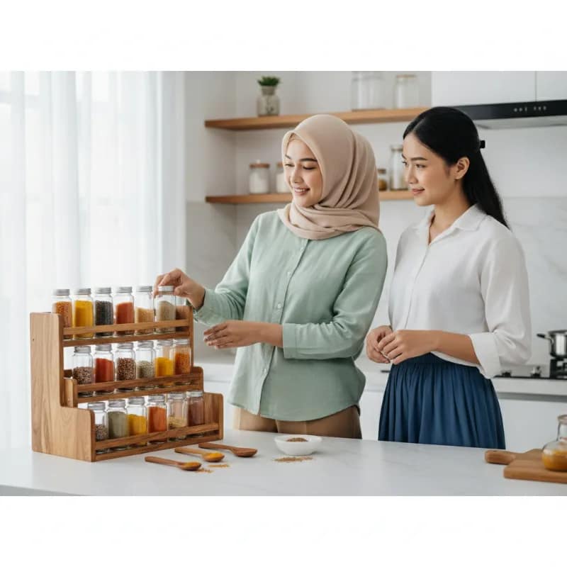 Pilih Rak Bumbu Dapur: Kapasitas, Ukuran Toples, dan Kemudahan Pengambilan