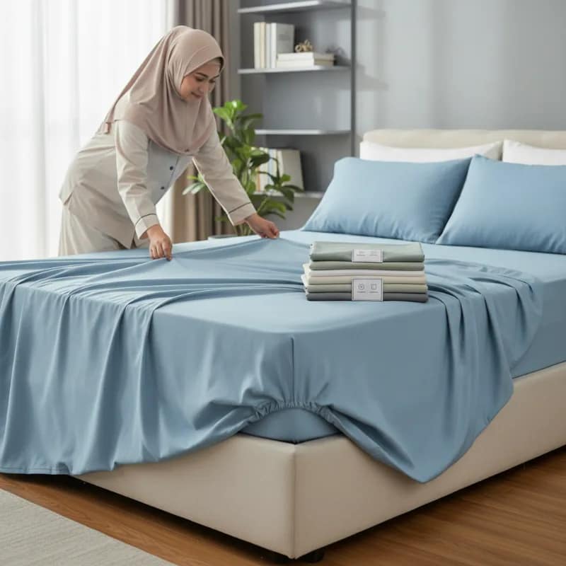 Pilih Seprai yang Tidak Mudah Kusut dan Tetap Kencang Sepanjang Malam