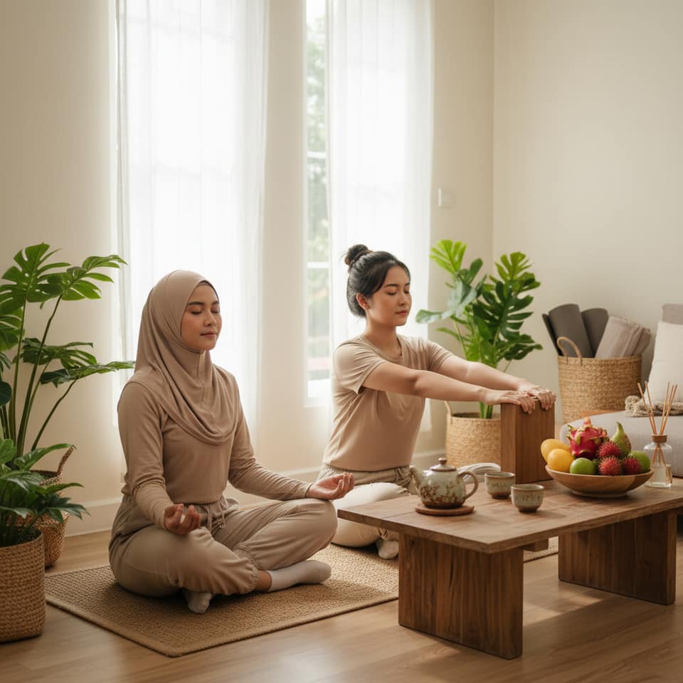 Rutinitas Wellness Praktis di Rumah