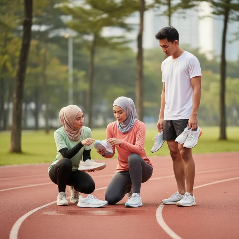 Sepatu Lari yang Sesuai Bentuk Telapak Kaki dan Gaya Berlari