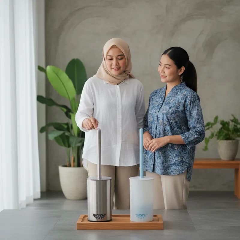Sikat Toilet Stainless vs Plastik: Mana yang Lebih Mudah Dijaga Kebersihannya?