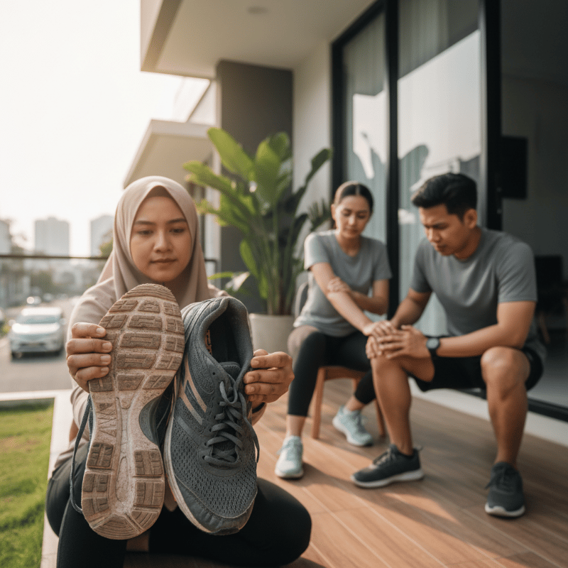 Tanda Sepatu Lari Sudah Aus dan Perlu Diganti Sebelum Cedera