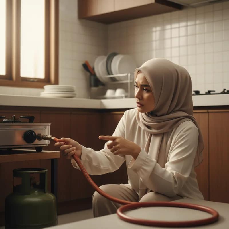 Tanda-tanda Selang Gas Perlu Diganti Sebelum Terjadi Kebocoran