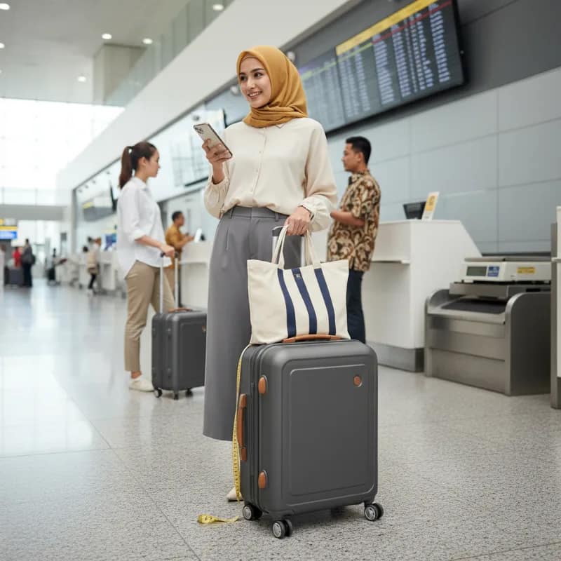 Tas Koper Kabin yang Lolos Semua Maskapai Domestik Tanpa Biaya Tambahan