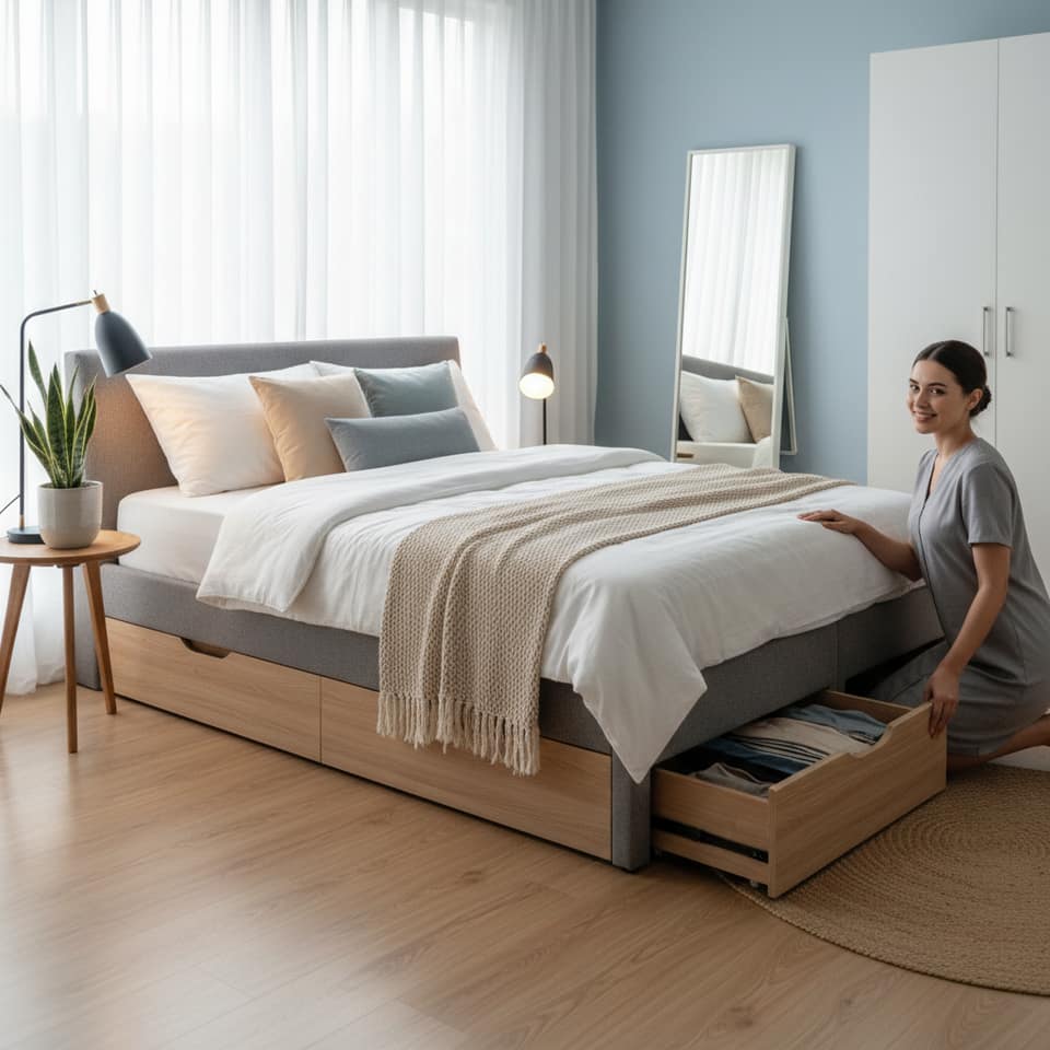 Tempat Tidur Divan atau Dipan Biasa untuk Kamar Minimalis