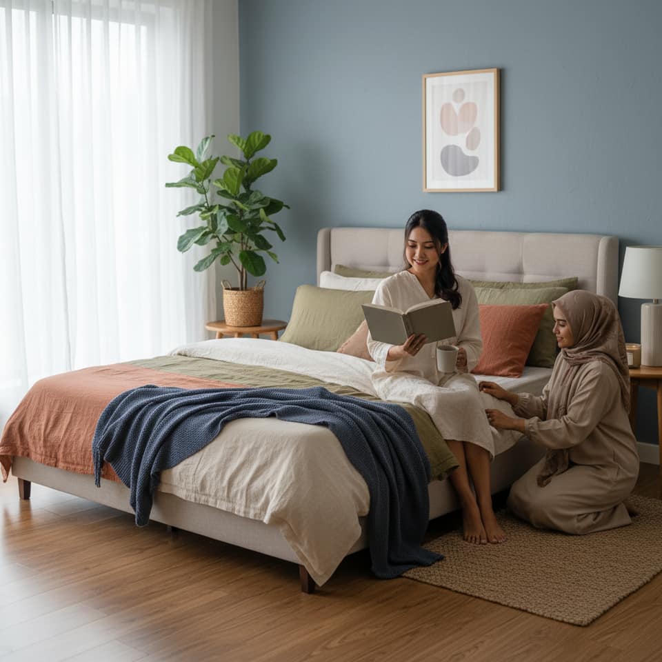 Tempat Tidur Nyaman Untuk Kamar Tidur