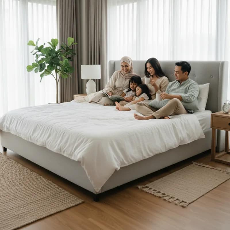 Tempat Tidur Nyaman untuk Keluarga