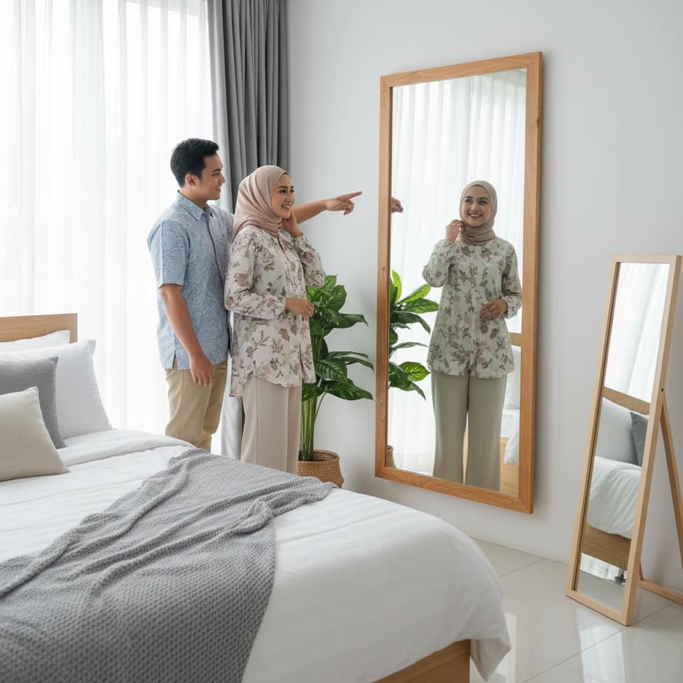 Tips Memilih Cermin Full Body yang Tepat untuk Kamar Tidur