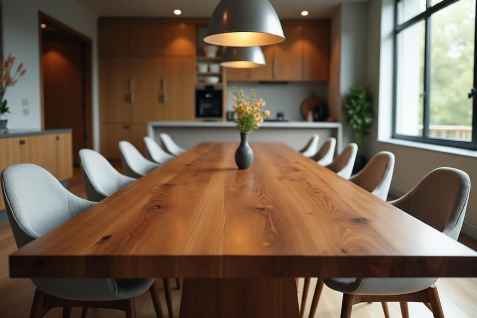 Tips Memilih Meja Makan Kayu Solid untuk Rumah Modern