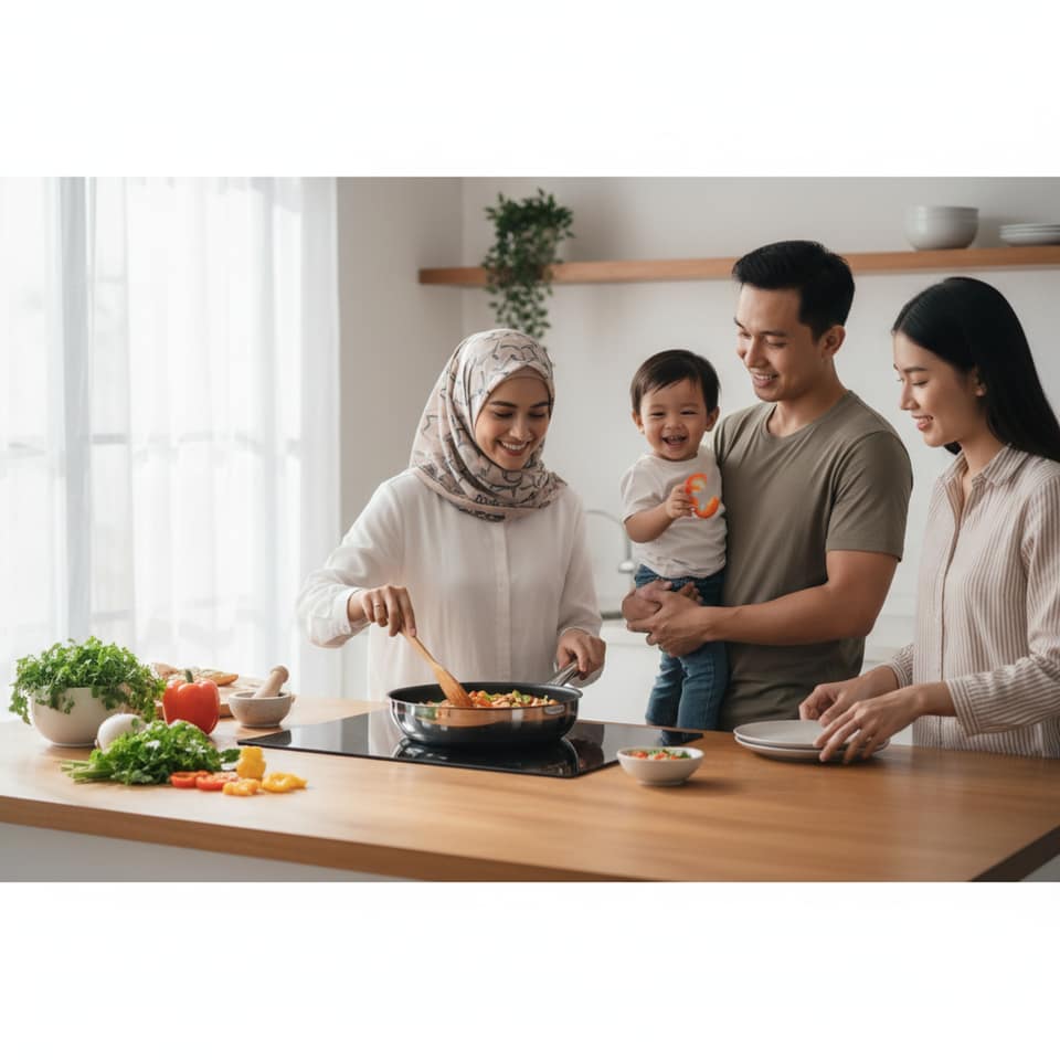 Wajan Serbaguna Untuk Masakan Keluarga