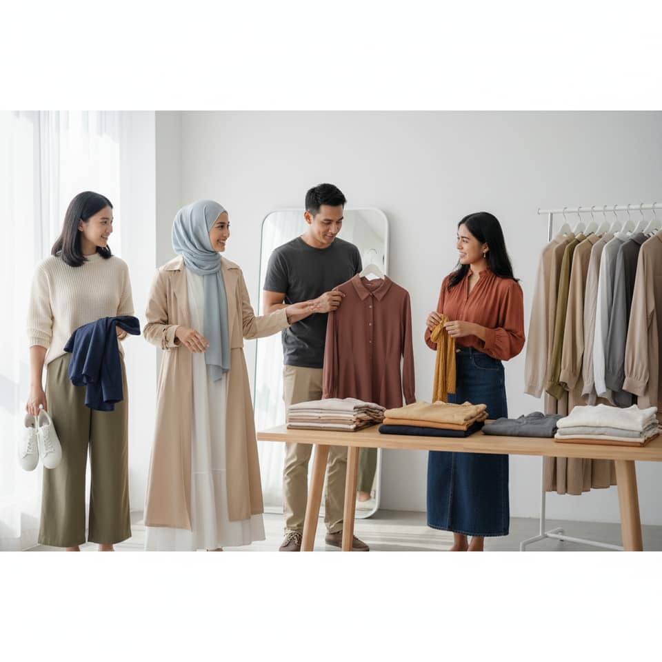 Warna Pakaian Yang Mudah Dipadukan