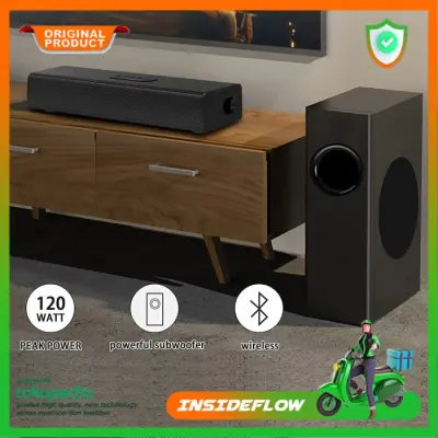Soundbar TV / Televisi Bluetooth Stereo Surround Speaker Bar PC