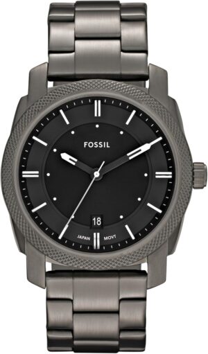 Fossil Men’s Machine Quartz Stainless Steel Three-Hand Watch