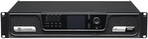 Crown CDi2-300 Power Amplifier with DriveCore, Network Control and Monitoring, Direct Drive 70V or 100V rms Output, and DSP