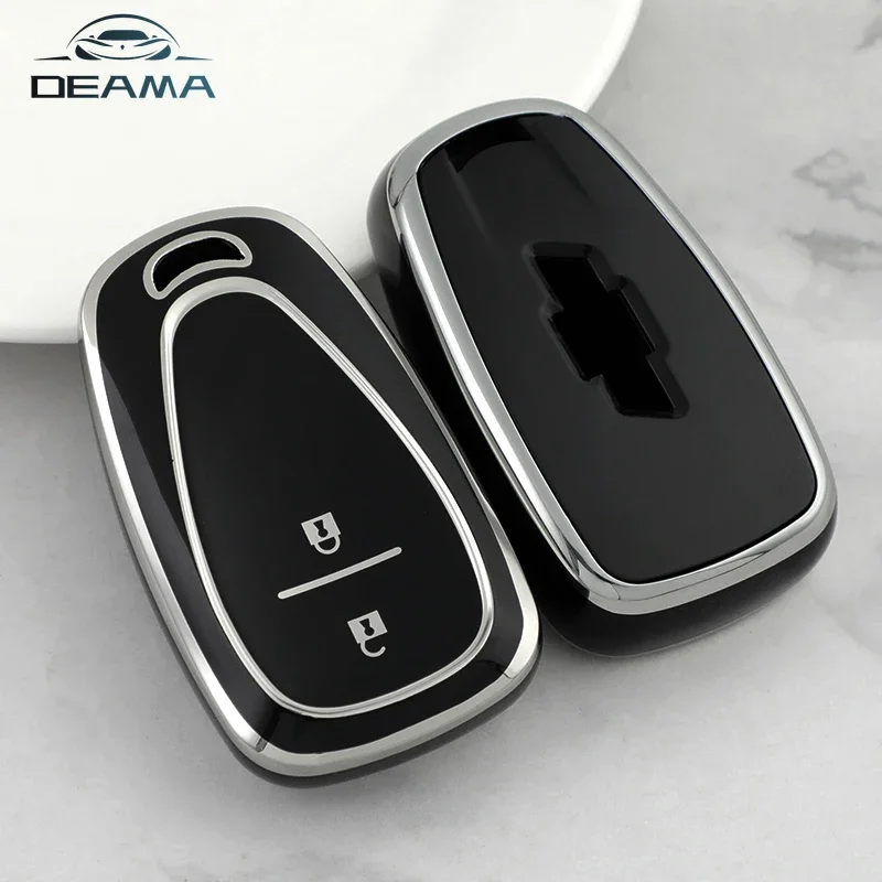 For Chevrolet Chevy Malibu Camaro Cruze Traverse Spark Equinox Sonic Volt TPU Car Key Case Cover Protect Shell
